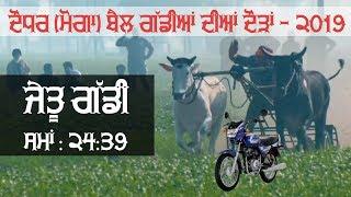 WINNER OXs PAIR || Time : 24.39 / 1100 Feet Distance || at DAUDHAR (Moga) OX RACES - 2019 | MALWA TV