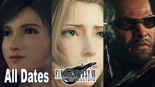 Final Fantasy 7 Rebirth All Dates Scenes 4K