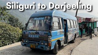 Siliguri to Darjeeling in NBSTC Bus | Cheapest way to visit | Bus Timings and Fare