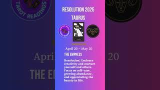  Taurus New Year 2025 Resolutions Inspired by Tarot! #taurus  #wintermagictarot #resolution