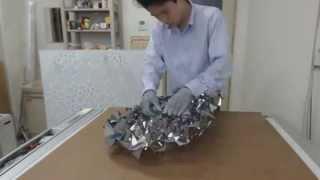 Folding Metal Origami Tessellation