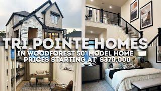 Tri Pointe Homes in Woodforest | 50’ Model Home | Prices Starting at  $370,000