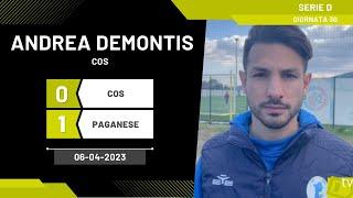 Andrea Demontis centrocampista COS Sarrabus Ogliastra 06-04-2023 - Diario Sportivo