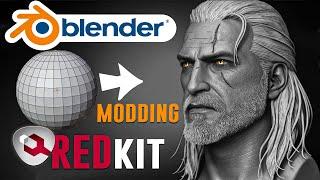 How to make Mods for Witcher 3 using REDkit and Blender!