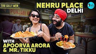 Exploring Nehru Place, Delhi With College Romance Fame Apoorva Arora Ft. Mr Tikku | Curly Tales