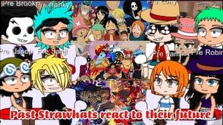 Past Strawhats react to their future (PART 1) •One Piece• ||GACHA LIFE REACTION||