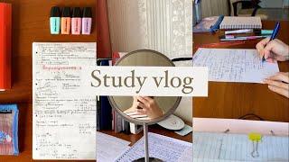 Study vlog | Учись со мной | Жизнь студента: программирование, лекции, конспекты