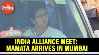 Watch: West Bengal CM Mamata Banerjee arrives in Mumbai for INDIA alliance meet