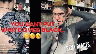 Remy Reacts to White on Black Tattoos #3