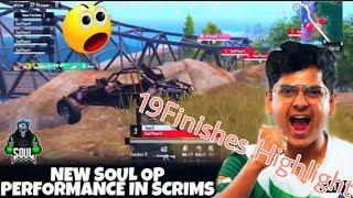 Soul 19 Finishes in Scrims | Soul OP performance | Soul New LineUP