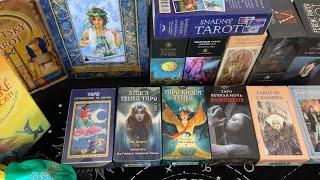 Моя коллекция колод Таро часть 1  My collection Tarot