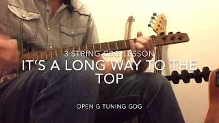 It's a long way to the top 3 String CBG tutorial
