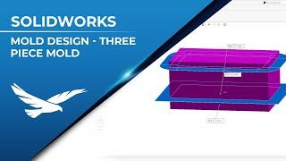 SOLIDWORKS Mold Design - Three Piece Mold