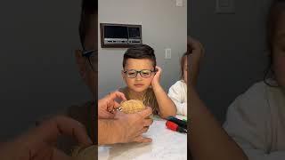 How to open a coconut #familyvlog #kidsvideo #skylerveselaj #coconut