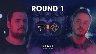 BLAST Pro Series São Paulo  – Round 1: FaZe vs. NiP