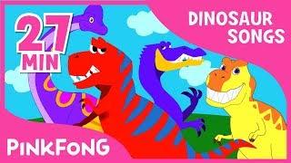 Tyrannosaurus Rex and 23+ songs| Dinosaur Songs | + Compilation | Pinkfong Songs for Children