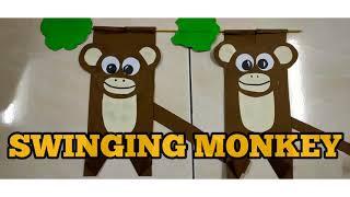 Swinging Monkey Simple Paper Craft