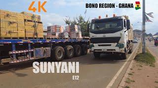 Sunyani Walk Tour E12 Penkwase to Zongo Bono Region Ghana 4K