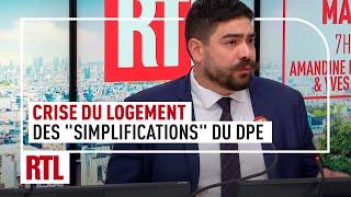 Des "simplifications" du DPE d'un logement : "Ce n'est pas un recul" contre l'écologie