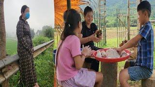 Duyen's joy when her children help her make cakes, the girl's sadness when looking for her SON