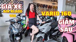 Giá xe Vario 160 và Air Blade 160 Giảm mạnh I Thùy Dung Motor