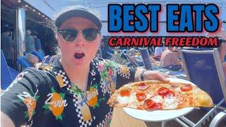 BEST FOOD on the CARNIVAL FREEDOM CRUISE! | Vlog #50