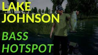 Lake Johnson  Bass Hotspot - Baker's Bay Alternate Spot - Fishing Sim World Pro Tour