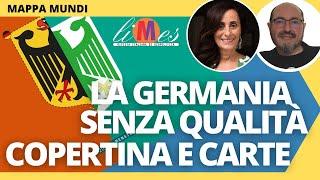 La Germania senza qualità, la copertina e le carte di Laura Canali