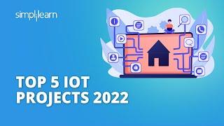 Top 5 IOT Projects For Beginners | IOT Projects 2022 | Internet Of Things | #Shorts | Simplilearn