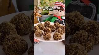 Best Chocolate Fudge Balls for Kids #recipe #shorts #christmas