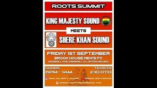 King Majesty Sound mts Shere Khan Sound @ Brook House Men's FC. Hayes. Friday 1st September 2023.