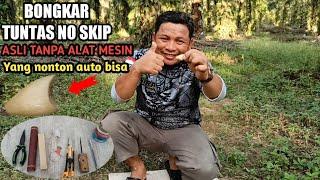 BONGKAR..! CARA TERMUDAH BUAT JAWS MINI MRA RIAU 2,7CM || TOTAL MANUAL TANPA ALAT MESIN || NO SKIP