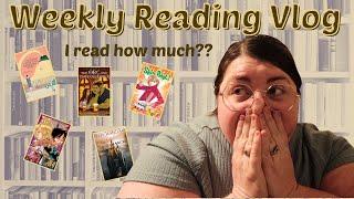 I READ HOW MUCH?? | Weekly Reading Vlog Sept 1-7, 2024 | #30in30manga and books too!