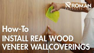 How to Install - Real Wood Veneer Wallcovering