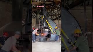 demo of a 3,000Lb chambersburg hammer #dropforging #forgings #chambersburg