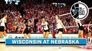 Wisconsin at Nebraska | Oct. 21, 2023 | B1G Volleyball in 60