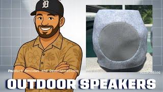 VFUNI Outdoor Rock Speaker Bluetooth Speakers 48 W Deep Bass