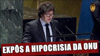 JAVIER MILEI FAZ DISCURSO BOMBÁSTICO NA ONU: CRÍTICAS DIRETAS (E PESADAS) À ORGANIZAÇÃO!