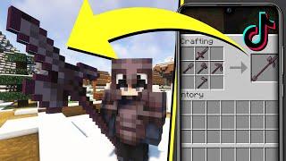 Ich teste 9 VIRALE MINECRAFT TIKTOKS die (fast) alle FUNKTIONIEREN!