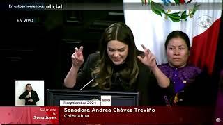 Andrea Chávez destroza al PRIAN en debate de la Reforma Judicial.