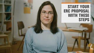 How to get started with your ERC proposal - CHECK ERC WORK PROGRAMME 2025 FOR CHANGES