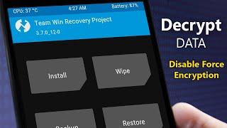 Fix Encryption Problem In Custom ROMS | How To Decrypt Your Phone | Disable Force Encryption.zip