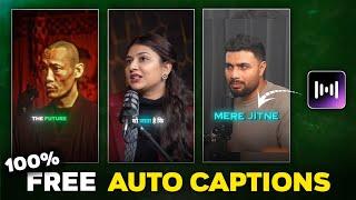 Automatic Captions Generator For Free | Zeemo Auto Captions Ai | How To Add Captions In Video