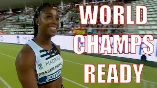 Shelly-Ann Fraser-Pryce Breaks Meet Record, 10.83 100m In Madrid