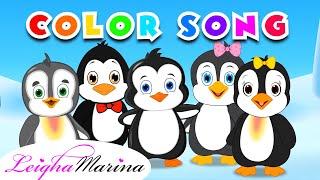 Color learning song for kids: Red is a cherry, red is a rose | Leigha Marina