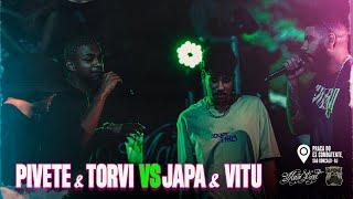 PIVETE & TORVI VS JAPA & VITU | 1 FASE | Batalha do Tanque | RJ