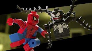 Spider-Man Vs Venom | LEGO Blender 3D Animation | 4K