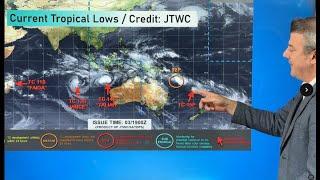 Tropical low may brush northern NZ this weekend