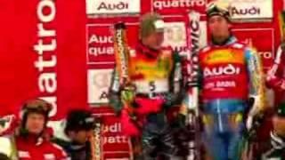 Ted Ligety - Alta Badia 2006, Slalom flower ceremony