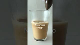 How to make a Nespresso Frappe#coffee #frappe #icedcoffee